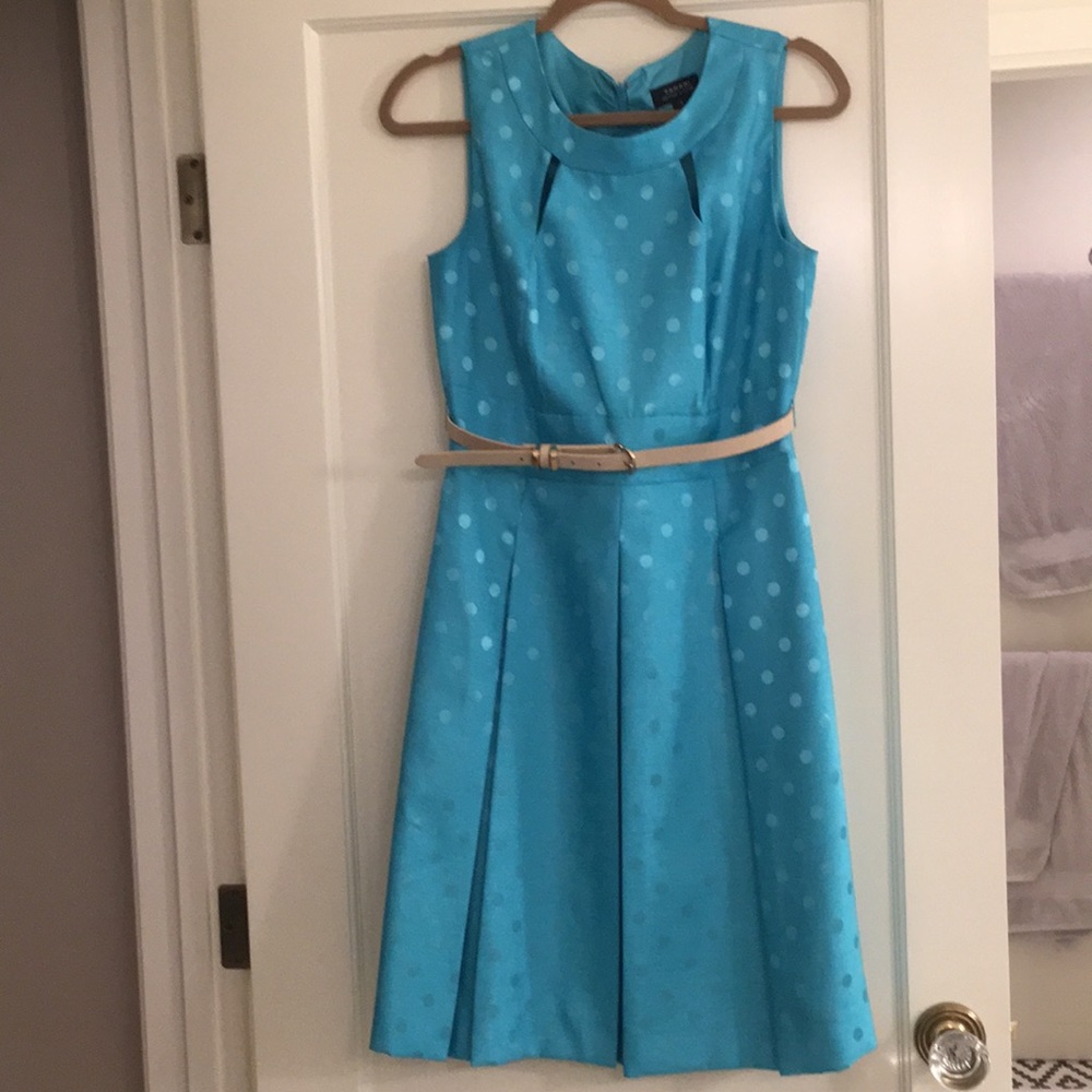 Blue Polka Dot Dress